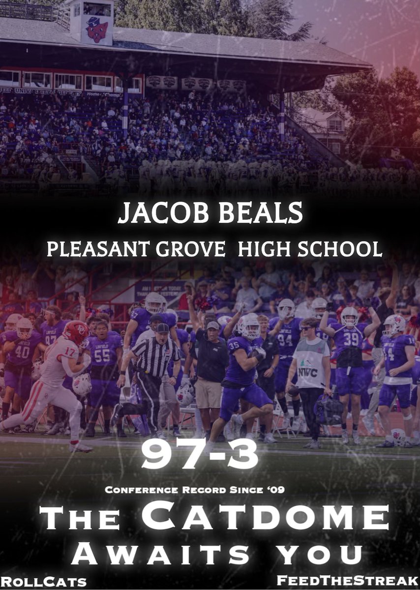 Jacob Beals (@jacobbeals2025) on Twitter photo After a great conversation with Coach Colton I’m blessed to announce I received an offer from Linfield University. All glory to god✝️🙏 <a href="/LinfieldFB/">Linfield Football</a> <a href="/LinfieldFB/">Linfield Football</a> <a href="/PGEaglesFB/">Pleasant Grove Eagles Football</a> <a href="/BrandonHuffman/">Brandon Huffman</a> After a great conversation with Coach Colton I’m blessed to announce I received an offer from Linfield University. All glory to god✝️🙏 <a href="/LinfieldFB/">Linfield Football</a> <a href="/LinfieldFB/">Linfield Football</a> <a href="/PGEaglesFB/">Pleasant Grove Eagles Football</a> <a href="/BrandonHuffman/">Brandon Huffman</a>