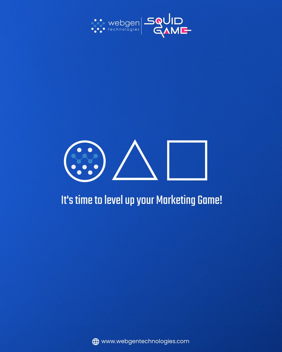 Webgentweet's tweet image. With Webgen, level up your Marketing Game!

#WebgenTechnologies #squidgameseason2 #momentmarketing #marketingmindset #BrandMarketing @NetflixIndia @netflix
