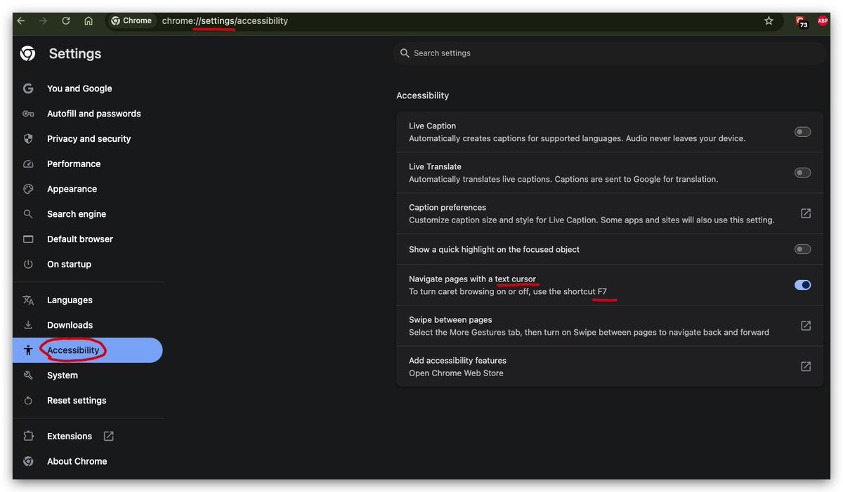 xgqfrms's tweet image. Google Chrome cursor auto edit mode bug All In One 
Google Chrome 光标自动进入文本编辑模式 bug
text cursor / Caret Browsing
问题分析: 可能是清洁键盘的时候，不小心按到了 F7 键, 导致自动开启了插入符号浏览 模式cnblogs.com/xgqfrms/p/1864… #js #cnblogs #F7 #Chrome #Cursor via @xgqfrms
