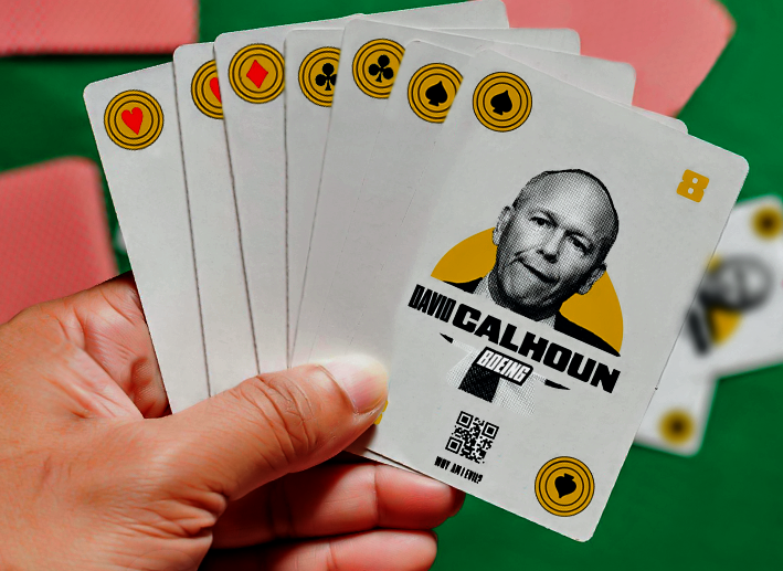 welundrisk's tweet photo. Comrade Workwear starts revealing ‘most wanted CEO’ playing cards
https://t.co/zTz86Jq1D1
@Boeing https://t.co/dzwplkE1MS