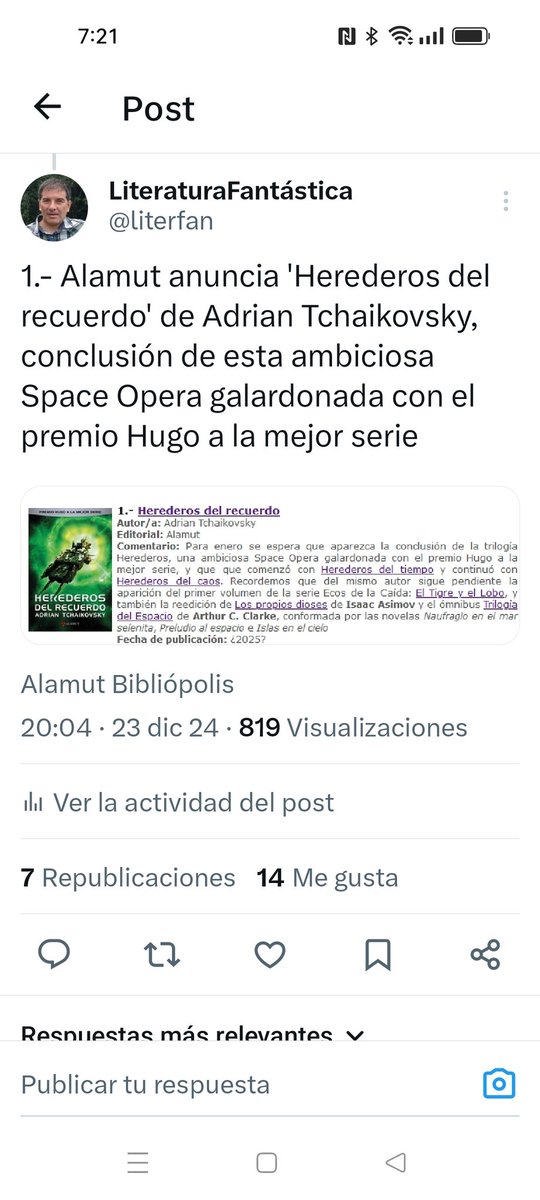 LiteraturaFantástica tweet media