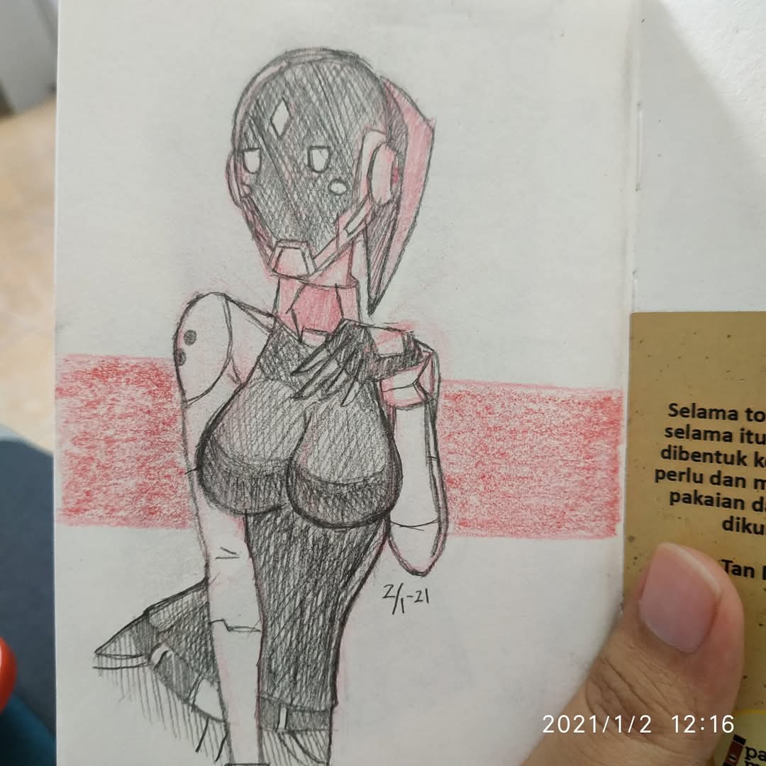 ortebcalain's tweet photo. Old gems I found from FB memories.

#RimaSartikaSondaica #EstiTheAndroid #sketch #characterdesign #artidn #originalcharacter https://t.co/ReYWycvsxv