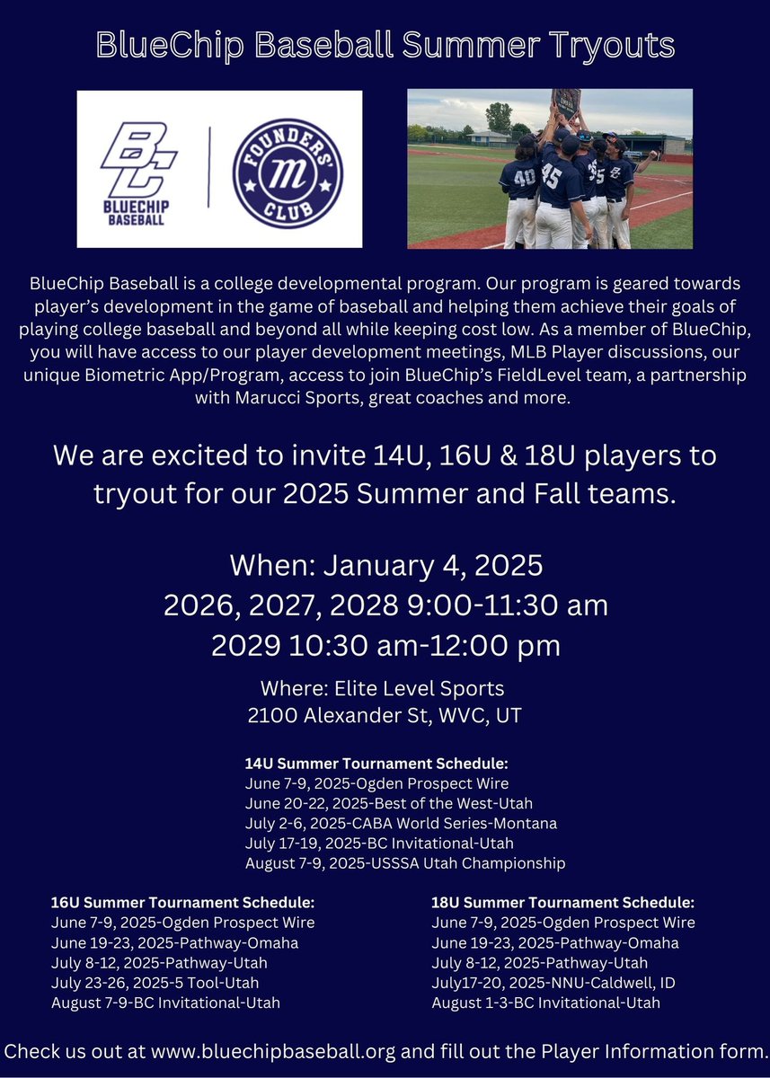 Come check this out!
We are excited about the opportunities this program is going to offer.