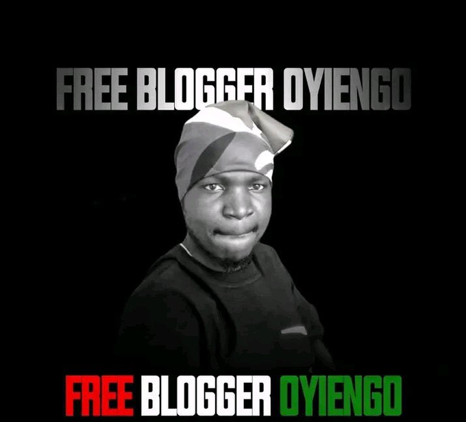 If it appears on your TL just retweet 

#FreeBloggerOyiengo