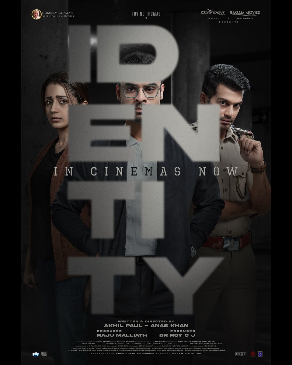 Sync Cinema (@synccinema) on Twitter photo The Masks are off.
The Layers are down.
It is time for the Reveal.
#IDENTITY
<a href="/ttovino/">Tovino Thomas</a> <a href="/trishtrashers/">Trish</a> <a href="/JxBe/">Jakes Bejoy</a> <a href="/SonyMusicSouth/">Sony Music South India</a> <a href="/sach135/">Sachin Sudhakaran</a> <a href="/tylerdurden_syn/">Hari Haran</a> The Masks are off.
The Layers are down.
It is time for the Reveal.
#IDENTITY
<a href="/ttovino/">Tovino Thomas</a> <a href="/trishtrashers/">Trish</a> <a href="/JxBe/">Jakes Bejoy</a> <a href="/SonyMusicSouth/">Sony Music South India</a> <a href="/sach135/">Sachin Sudhakaran</a> <a href="/tylerdurden_syn/">Hari Haran</a>