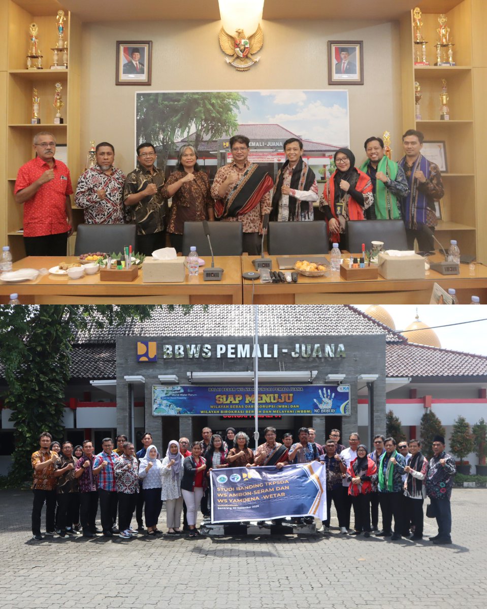 TKPSDA WS Jratunseluna menerima kunjungan Studi Banding dan Sharing Knowledge dari BWS Maluku dan TKPSDA WS Ambon Seram dan WS Yamdena Wetar, pada Jumat 20 Desember 2024.
Selengkapnya: instagram.com/p/DD594a6SqKO/…