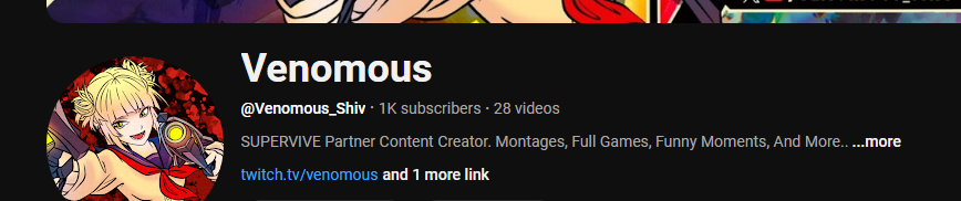 thank you for the big 1k on the tuber <3