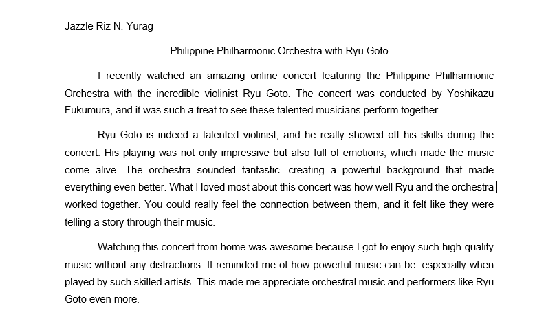 Ryan_layla11's tweet photo. JAZZLE RIZ N. YURAG  
Philippine Philharmonic Orchestra with Ryu Goto
SEPT. 23, 2024    
EVENT  
FEU BAMBOO BAND
@FEUCenterArts https://t.co/0Tfdsan1XO