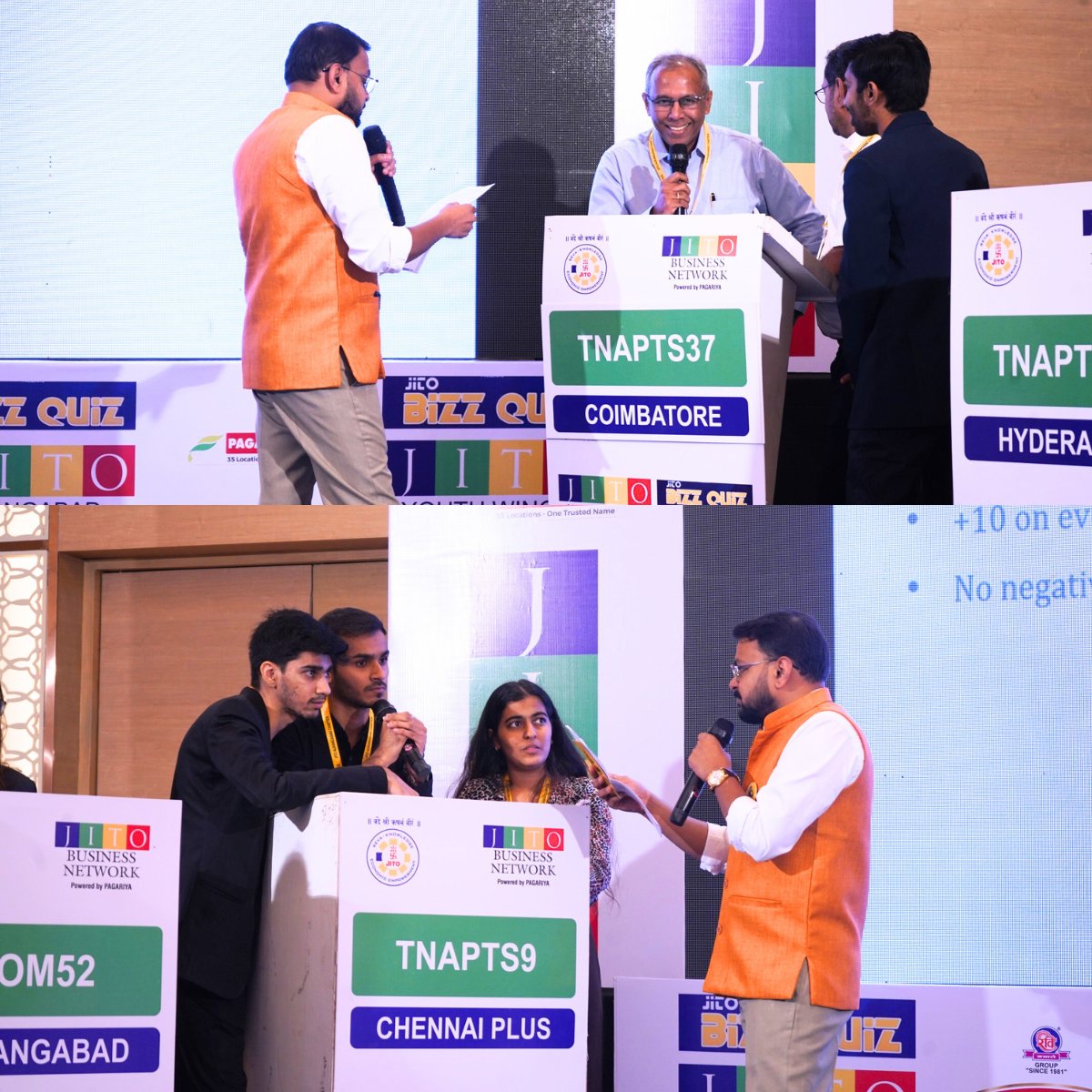 SridharHRS's tweet image. Jain International Trade Organization (JITO)-Aurangabad Chapter had invited me as a Quiz Master to host the &apos;JITO National Business Quiz&apos; 

The teams represented various chapters of JITO across the country !

#thinkquizzing #quizmaster #Quiz #jito #aurangabad