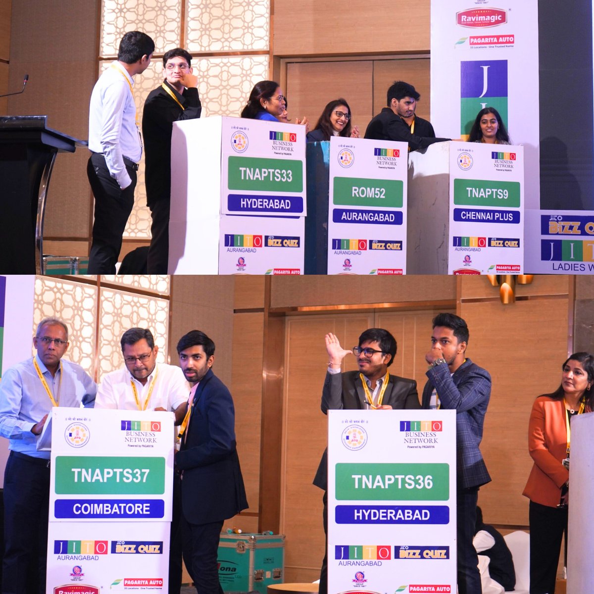 SridharHRS's tweet image. Jain International Trade Organization (JITO)-Aurangabad Chapter had invited me as a Quiz Master to host the &apos;JITO National Business Quiz&apos; 

The teams represented various chapters of JITO across the country !

#thinkquizzing #quizmaster #Quiz #jito #aurangabad