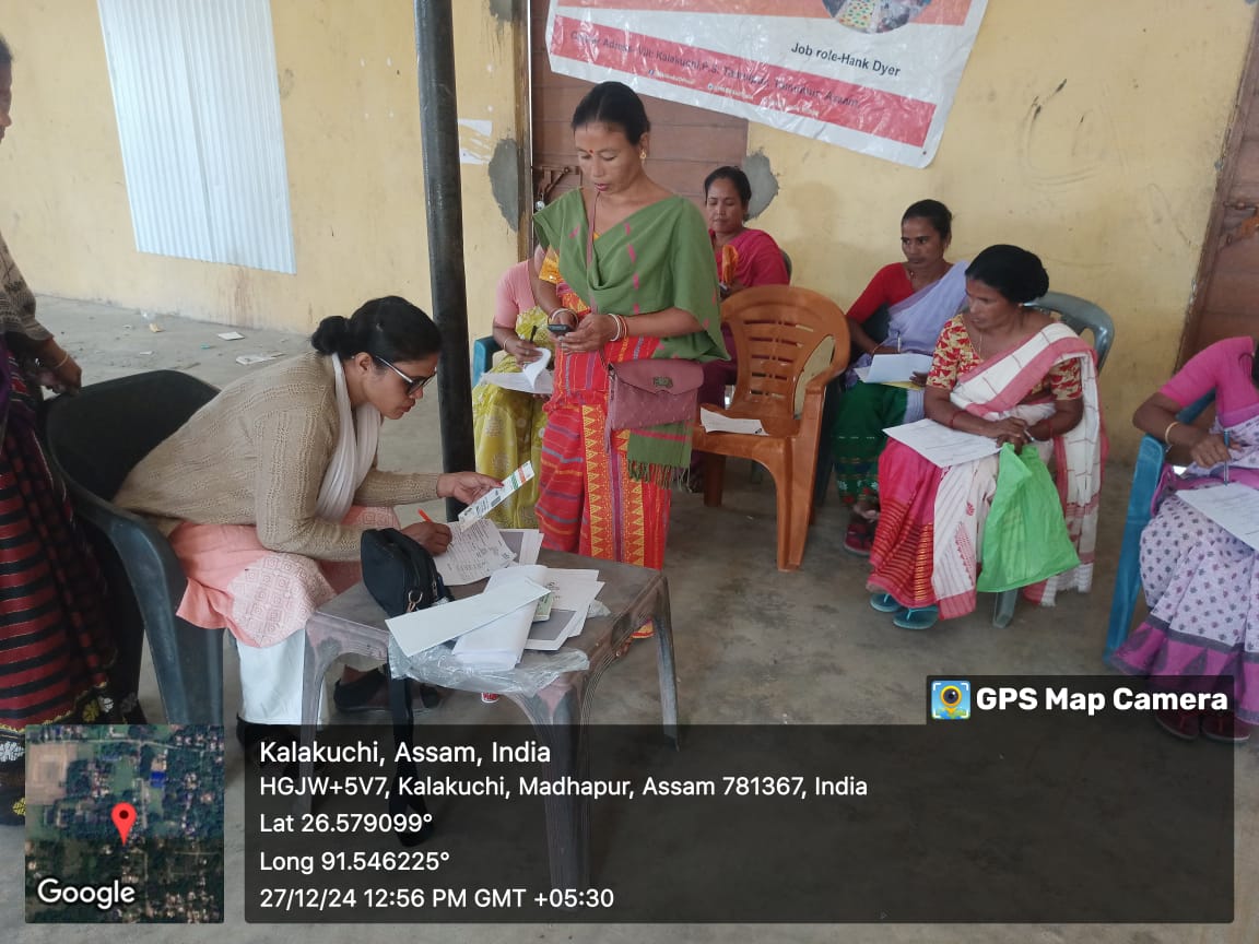IntouchService1's tweet image. Assessment under Scheme name@PMKVY_
4.0CSCMSTT at location- Nilambazar Tamulpur Assam, Assam on 27-12-2024 Batch ID - 2471120, TP: IIE Incubation Centre Assessor: Geetu Rajbongshi
@TextileSSC
@NSDCIndia
@PMOIndia
@GoiMord
@IndiaMGNREGA
@_DigitalIndia