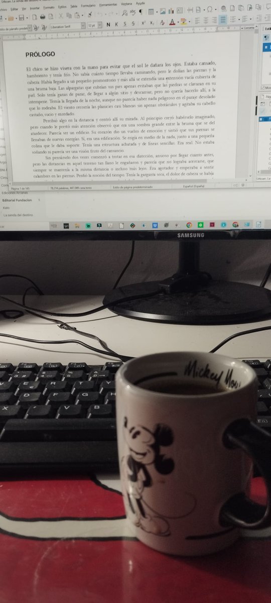 Empiezo el año de la mejor manera posible: escribiendo. No me van las recapitulaciones y por eso no me han visto mucho estos días, que el fin de año en las redes es un poco meh. Pero empieza 2025 y hay que hacerlo con ganas y dándole mucho a la tecla para terminar proyectos.