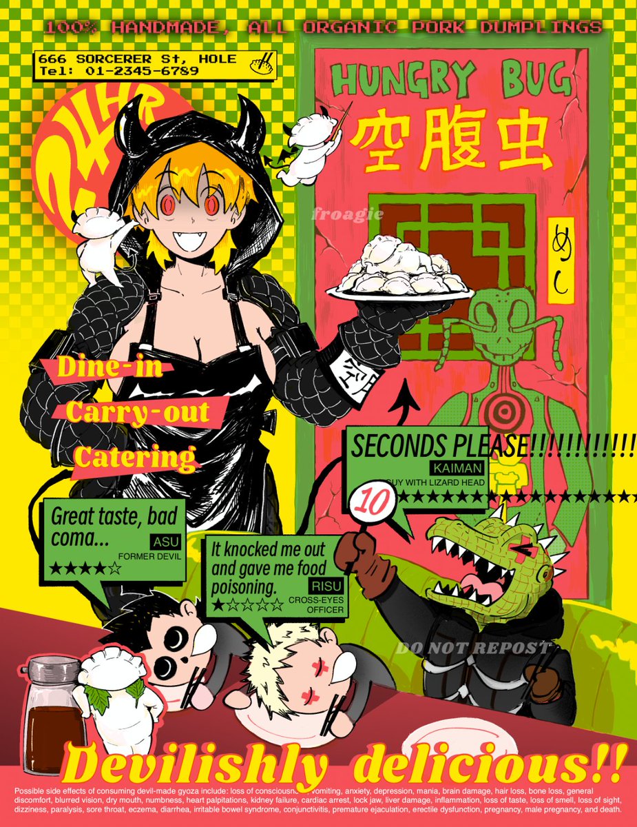 hole's favorite gyoza joint #dorohedoro 🥟