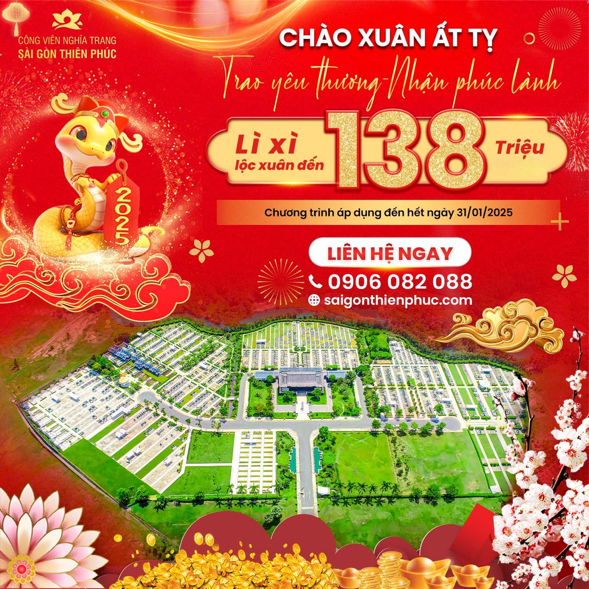 saigonthienphuc's tweet photo. CHÀO XUÂN ẤT TỴ “TRAO YÊU THƯƠNG, NHẬN PHÚC LÀNH” NHẬN LÌ XÌ ĐẾN 138 TRIỆU ĐỒNG https://t.co/j4Tpsvod7t