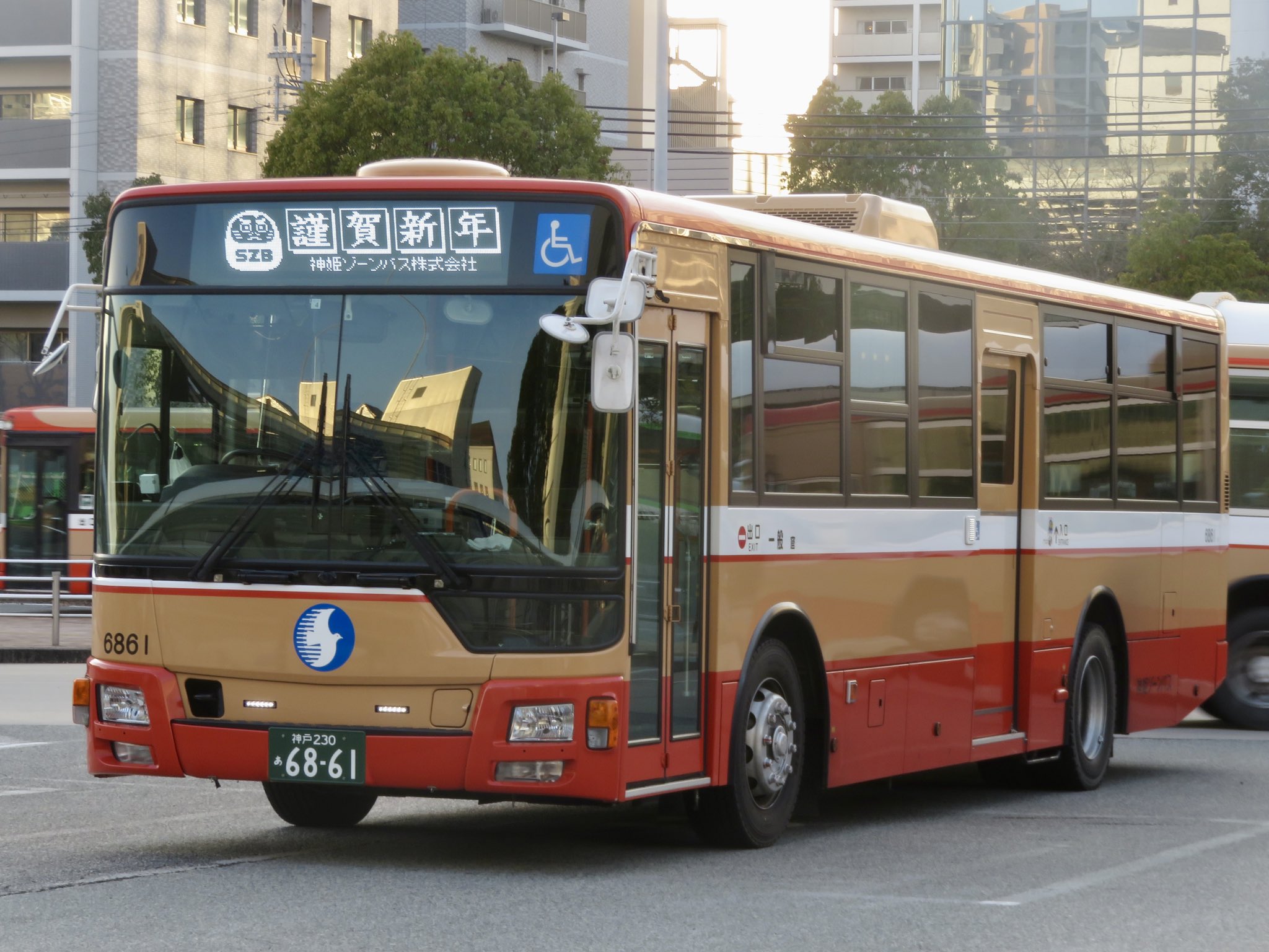 神姫ゾーンバス　6168号　車番札 神姫バス6168号ラストラン＆撮影会 | hossan621のブログ