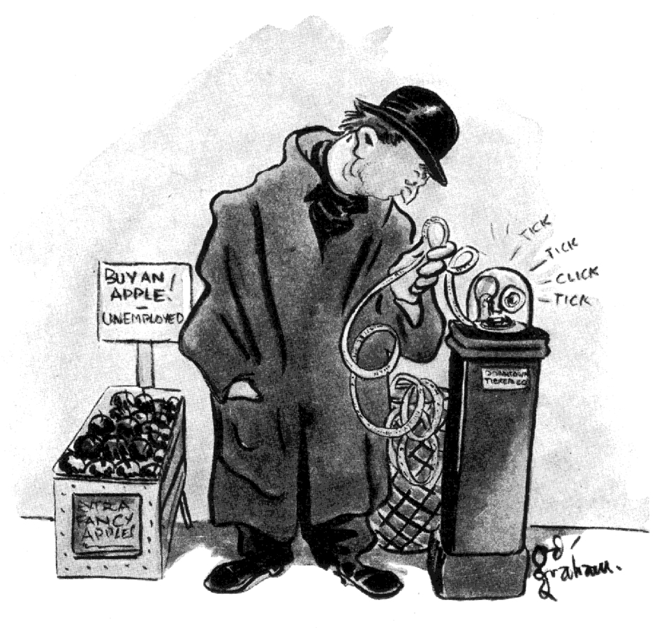 LRonLacy's tweet photo. #OTD in 1931
Depression humor
Cartoon by Ed Graham from *Life*, January 2, 1931
#GreatDepression #cartoons #cartoonists #EdGraham #WallStreet #stockmarket https://t.co/8nBh5jbJ6i