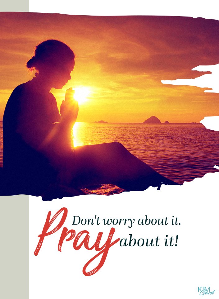 kimgarst's tweet image. Yaasss! Can I get an Amen on this one?! #DontWorry #PrayItOut