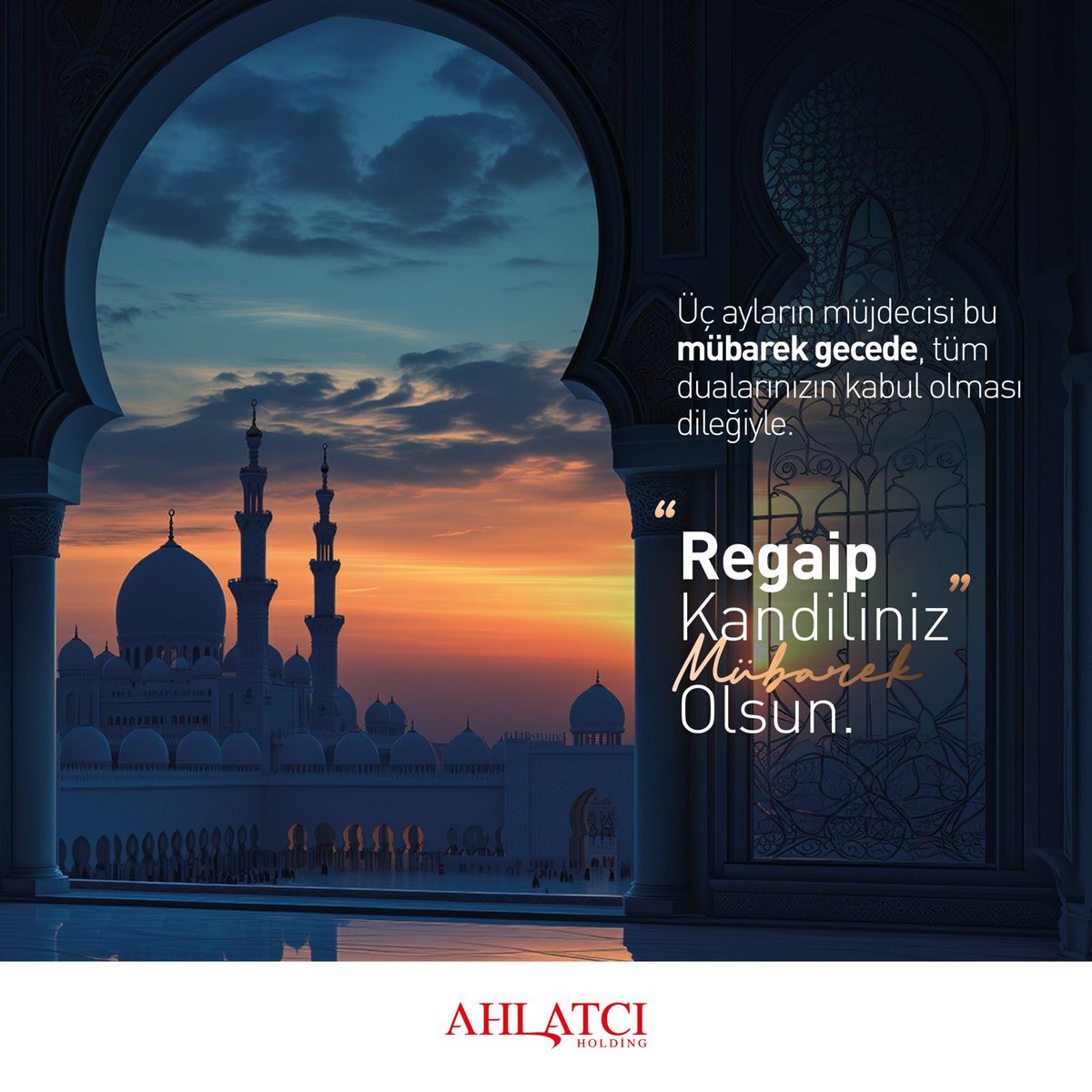 Üç ayların müjdecisi bu mübarek gecede tüm dualarınızın kabul olması dileği ile;
Kandiliniz Mübarek Olsun. 🌹 #RegaipKandili