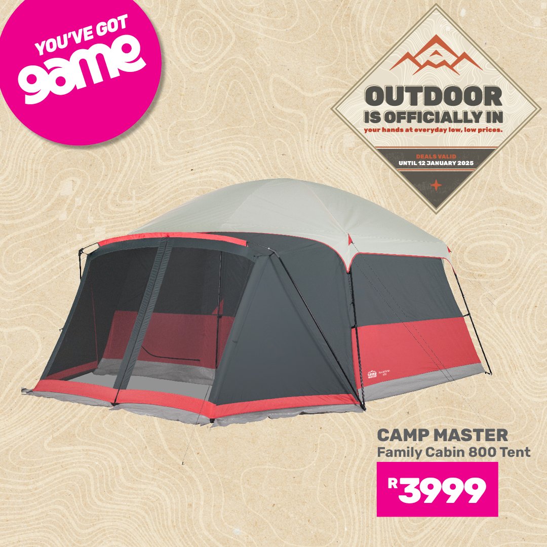 Your home away from home is here! Shop our unbeatable deal   https://t.co/ZfLbOVpSnp on Camp Master tents that are durable, spacious,  and priced just right for your next outdoor escape. You've  #