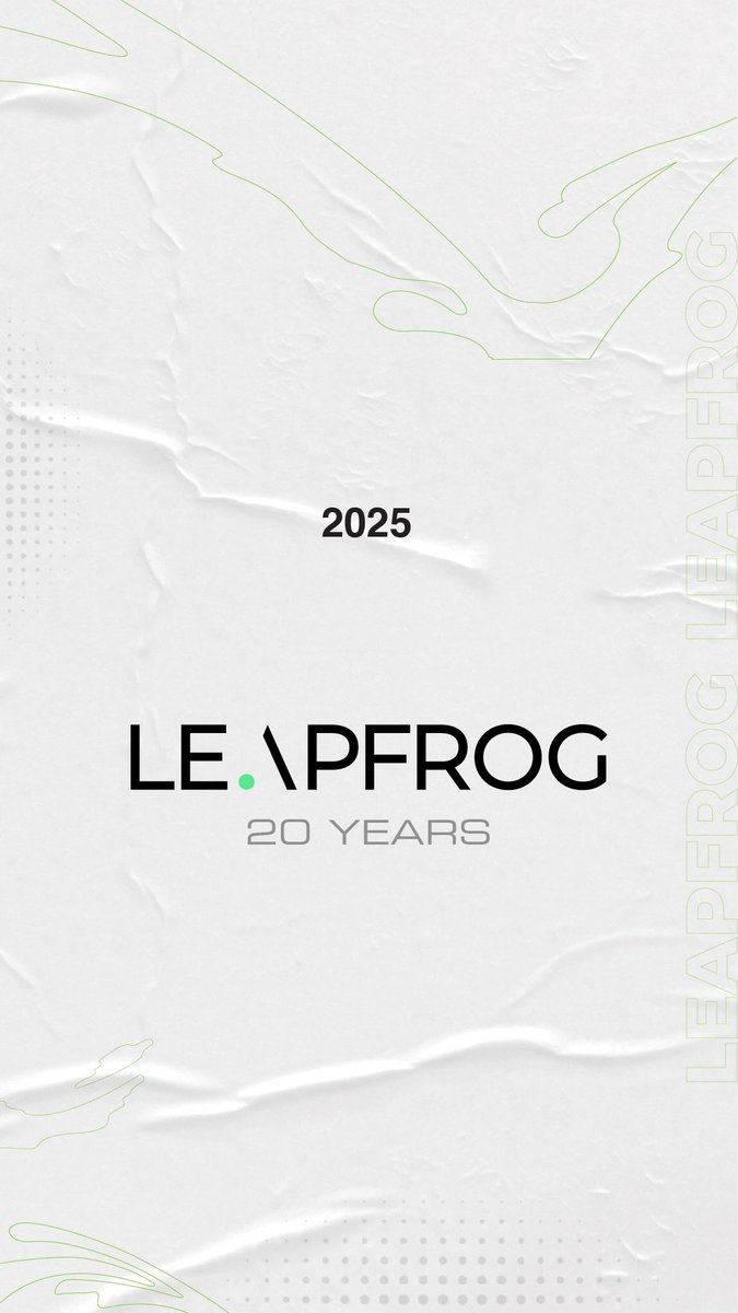 LeapfrogAdv's tweet photo. LEAPFROG
20 YEARS…NEW LOOK
Our identity is about our culture, after 20 years we believe our ideas really work.
https://t.co/wV74ZAr1Zo
Ideas that work
#leapfrogegypt #a2zleapfrog #ideasthatwork #egypt #leapfrog #eventsinegypt #followthefrog https://t.co/KYatshTyGf