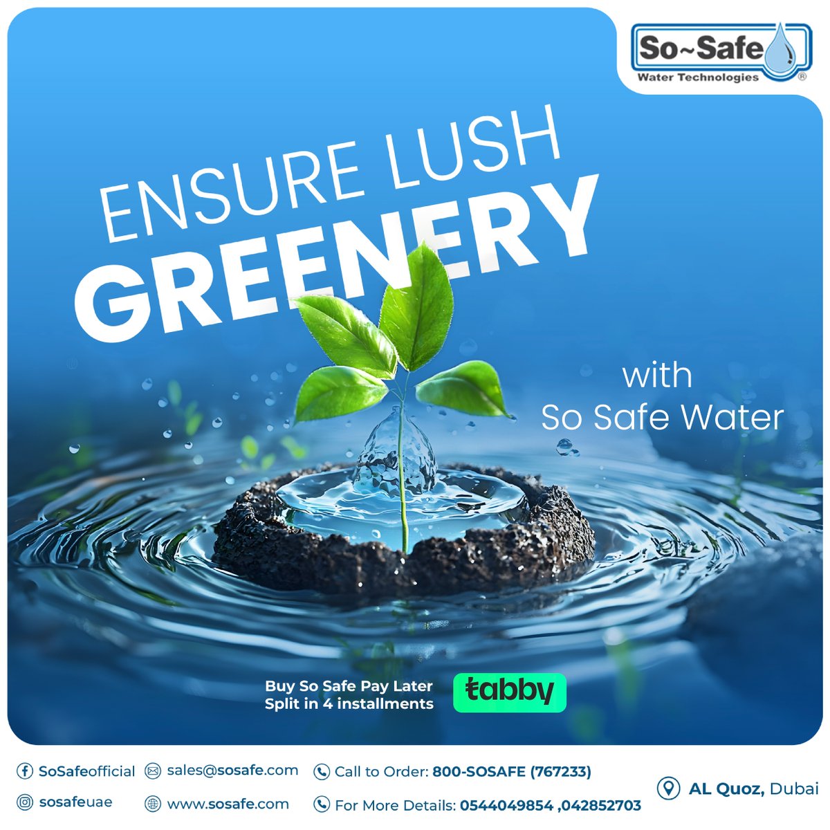 sosafeuae's tweet photo. 🌿 Nourish Your Plants, Care for Your Family with So Safe Water! 🌱
Create a thriving indoor oasis with water that's as pure as it is safe for everyone. 🌟

💧 Why Choose So Safe?
✔️ State-of-the-art filtration for the purest water
✔️ Perfect hydration for your leafy friends https://t.co/GEdNs8NE9D