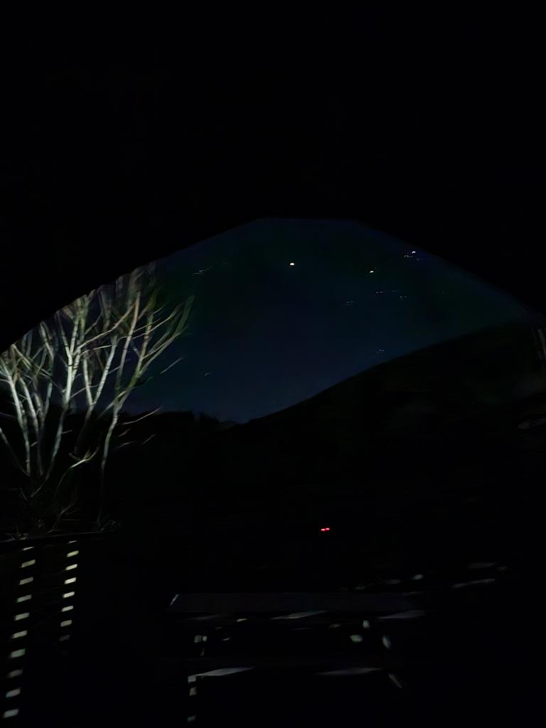 Starting the year as I mean to go on, already gallivanting. And what a view to wake up to.