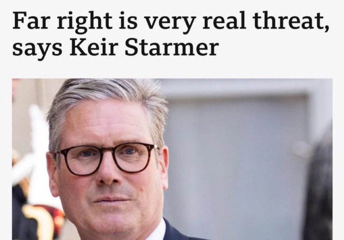 The ‘far-right’ doesn’t drive into crowds.

The ‘far-right’ doesn’t target Christmas markets.

The ‘far-right’ doesn’t blow up pop concerts.

The ‘far-right’ doesn’t gang-rape white girls.

The ‘far-right’ aren’t 90% of MI5’s terror list.

The ‘far-right’ isn’t the problem.