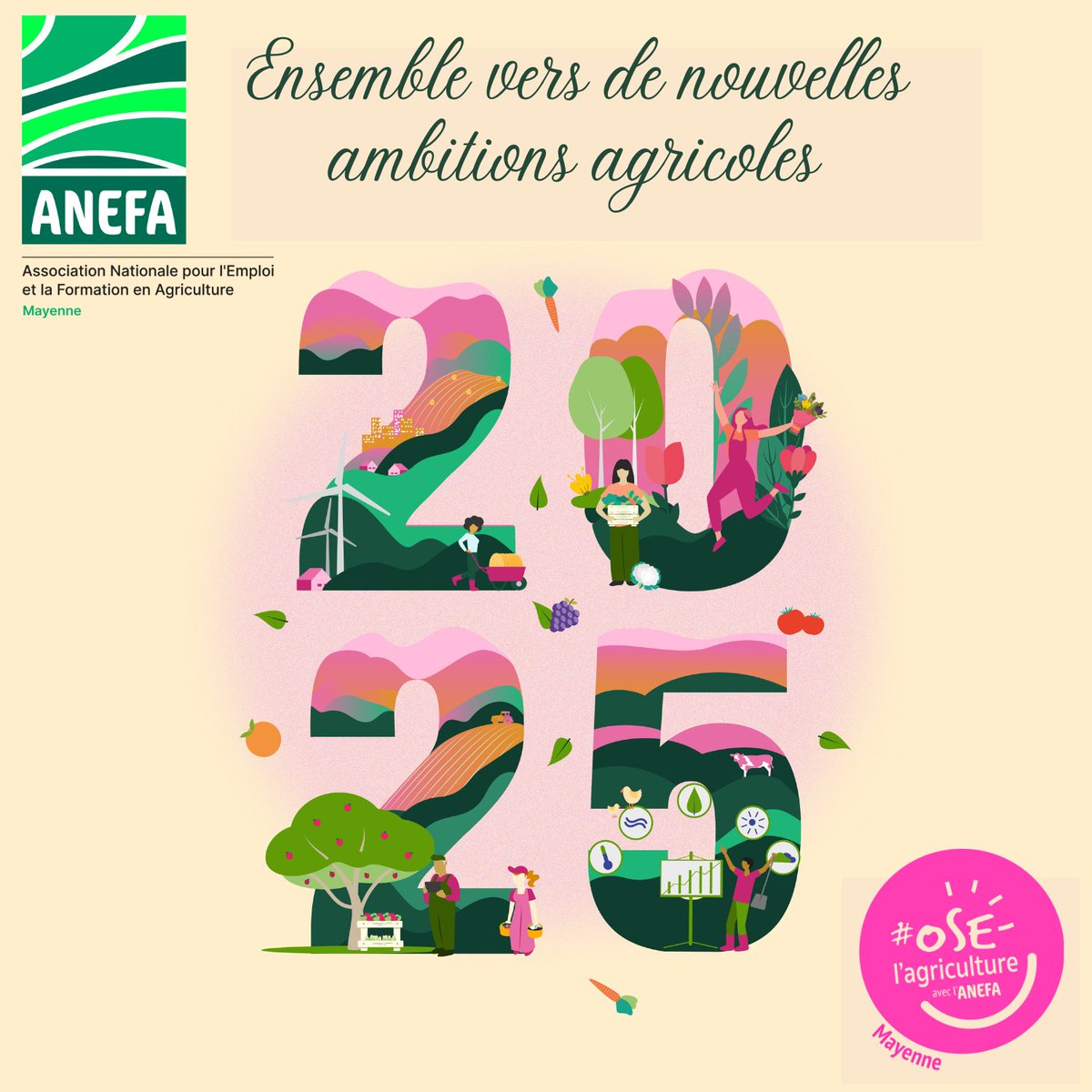 L'équipe vous souhaite une belle année 2025