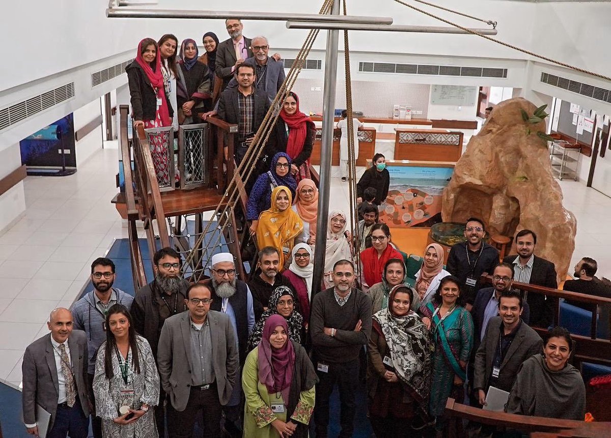 This shipwreck backdrop is not a set, but the waiting area of our Paeds Clinics. Post faculty meeting qeema, paratha and lassi pic 🔥#Happy2025