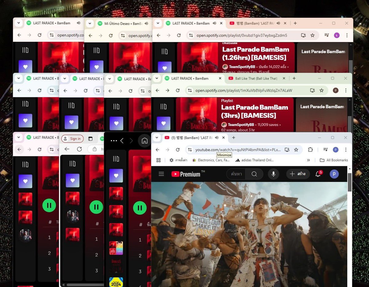 LadyFromUranus's tweet image. ยิ่งเห็นแบมโชว์อยู่บนเวที บนนั้นเหมาะกับแบมมากๆ น้องมีความสุขมาก พวกเรามาช่วยสนับสนุนผลงานเพลงแบมกันเถอะค่ะ ตอนนี้ #BamBam หลุดชาร์ต Spotify Top 200 🇹🇭 ไปตั้งแต่ก่อนปีใหม่ ยังไม่กลับมาเลย ใครสะดวกมาช่วยกัน เปิด Playlist ดึงน้องกลับเข้าชาร์ตกันค่ะ✌🏼❤️

🎧 open.spotify.com/playlist/0vubz…