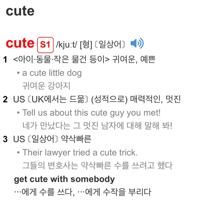 practical_core's tweet image. 사전에 '성적 매력'이라고 명확히 나옵니다. @kmuknow
"언어를 문화 안에서 배워야 한다"는 말씀 지당한데, 사전으로 확인만 잘 해도 화용(문화의미) 알 수 있는 경우 많아요.
한국어 환경에 있는 초급 학습자는
1. 적절한 난이도의
2. 맥락 풍부한 인풋 향유하며
3. (능률롱맨)사전 적극 활용!
