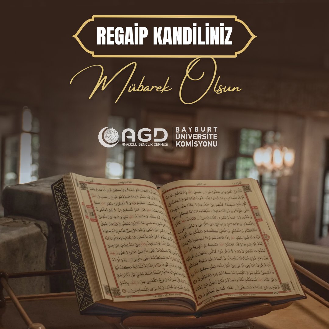 Regaip gecemiz mübarek olsun.

#agd #mgv 
#RegaipKandili