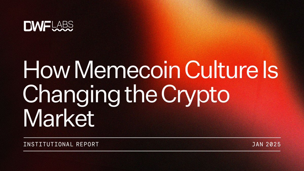 Here's to starting off the new year with our latest institutional report 📰

This edition 'Reel-ing in the Money' explores how memecoin culture is changing the market🔥

Beyond a temporary market trend, the memecoin phenomenon signifies an important shift in how value is created,