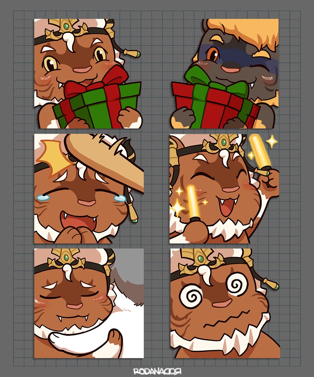 2nd batch of emotes for @/artanisrmor.bsky.social UwU