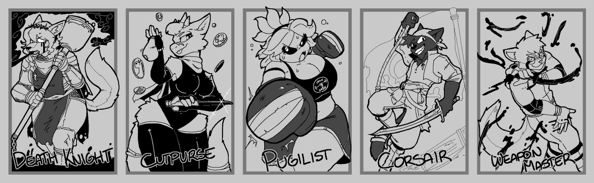 hijackerdraws's tweet photo. A set of 5 cards has been completed! 
-
Featuring:
https://t.co/Ka1F8A5YQ9
https://t.co/vQUIVvYsnu
@EtherPlaneCat 
.ryeh
@haseolinkz 
-
These cards are free of charge, but if you like what you see, support me through the following link!
https://t.co/JSHEV0OfAT https://t.co/yqUZSo2X1o