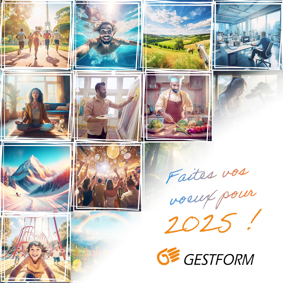 gestform's tweet image. GESTFORM, faites vos Vœux !
Cette année encore, GESTFORM va vous faire gagner du temps! Alors, on vous propose une liste de bonnes idées pour en profiter ! Voyages, Projets ... Y’a qu’à choisir…
Toute l&apos;équipe de GESTFORM vous souhaites ses Meilleurs Vœux pour l’année 2025 !