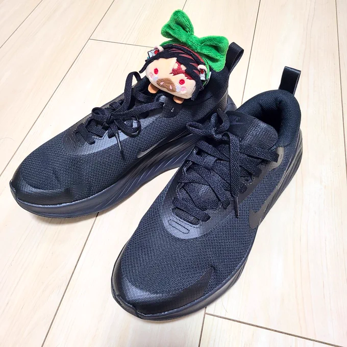 5年ほど履いてたスニーカーがもうボロボロになってきたので新しく新調したかっこいいの買えてうれしいねうりじろ(  •͈Ꙫ•͈ `)う 