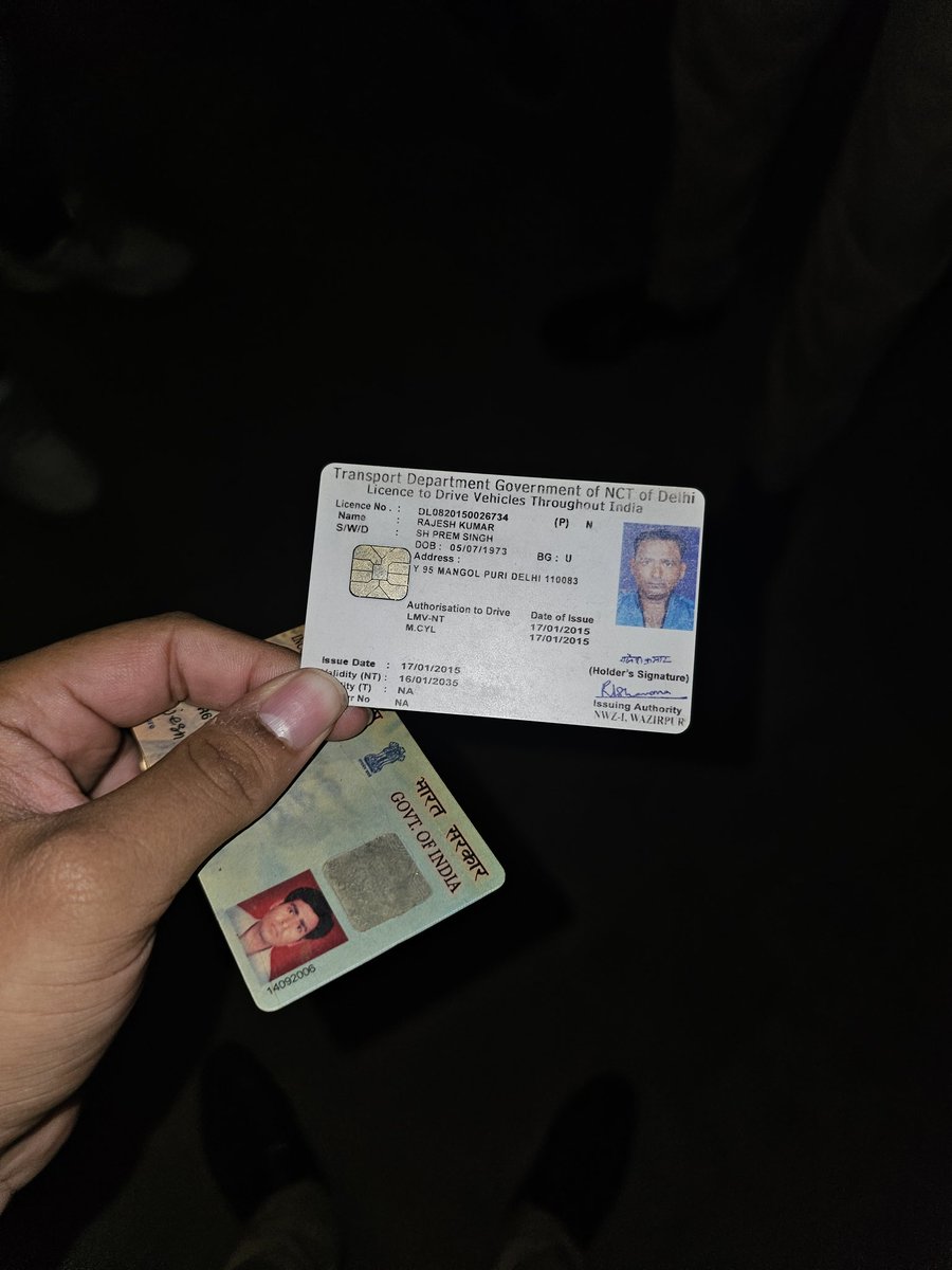 MachineniNitin's tweet photo. This car owner from Delhi was under the influence of alcohol and had bumped into my car near Nusa Bengaluru and failed to compensate with the damages that he has done to me. If you find this car around bangalore please report #Bengaluru  @BlrCityPolice https://t.co/0Z7KyrTe6E