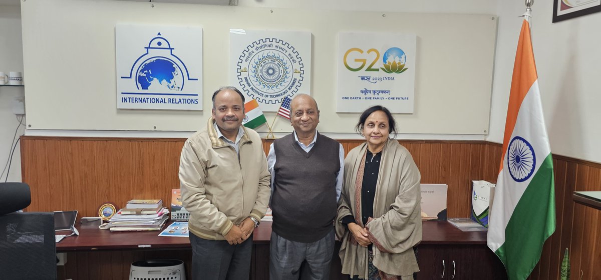 Prof. Subhash C. Singhal from the University of Texas at Arlington visited IITR to explore academic collaborations. Discussions on an MoU pave the way for joint programs and exchanges. 
For more details click here👇
ir.iitr.ac.in/blog/posts/185…

#IITR #UTArlington #Collaboration