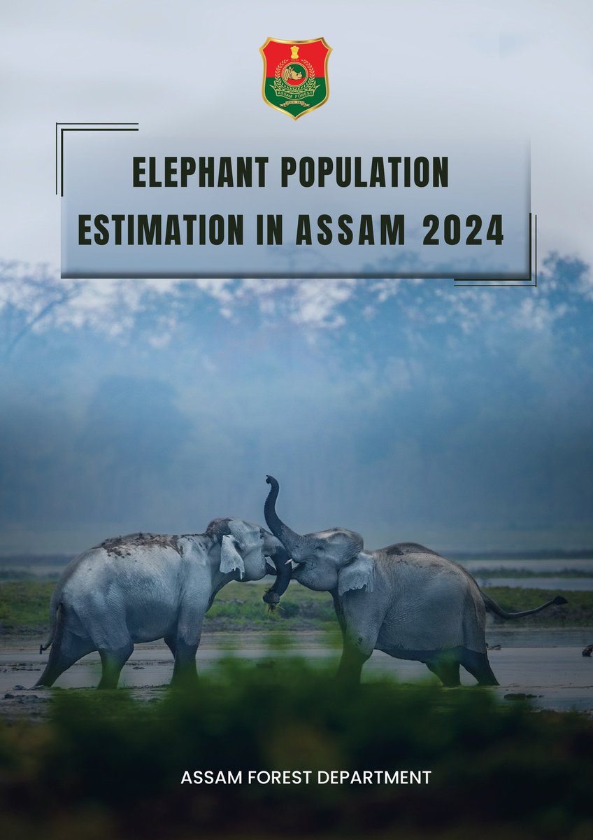 Proud moment for Assam! 

Hon'ble CM Dr. <a href="/himantabiswa/">Himanta Biswa Sarma</a> launched the Elephant Population Estimation (EPE) 2024 report. 
Assam now hosts 5,828 elephants, up from 5,719 in 2017. With a robust Adult Female-Calf Ratio of 0.49, this reflects Assam's strong conservation efforts under