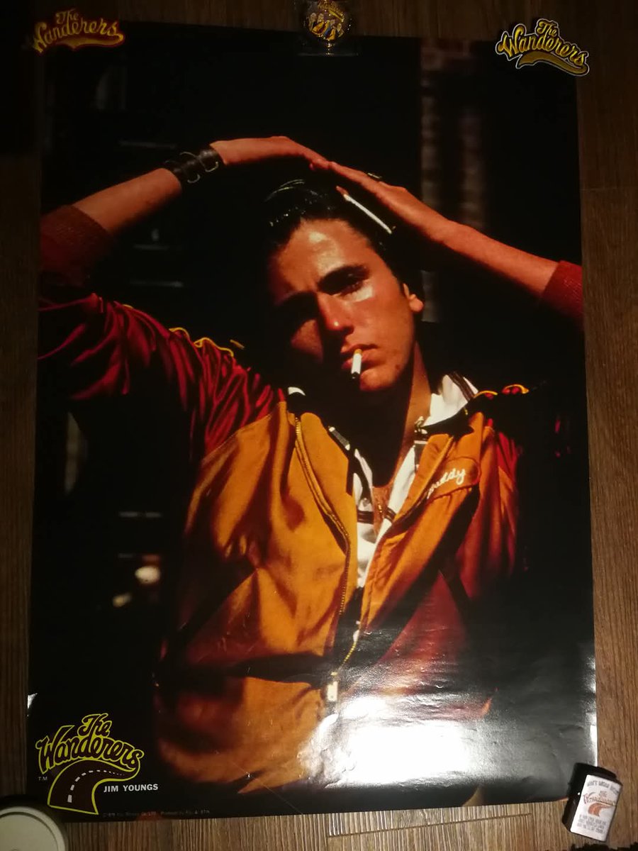 TWanderer79's tweet photo. Dedicated to @hereandnowrobin Jim Young on a rare Wanderers Promo Poster and a private Linda Manz Polaroid https://t.co/7t0IlaznRE
