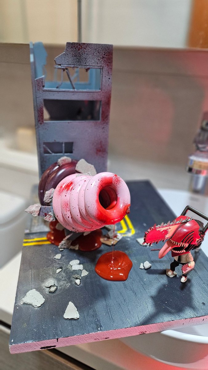 soniachan2888's tweet photo. 水蛭惡魔!!WIP
#chainsawnan #藤本樹 #チェンソーマン #Diorama https://t.co/O35kebrXGy