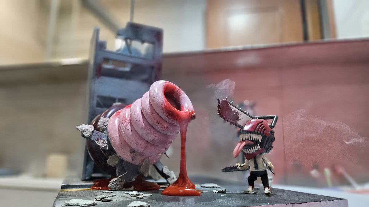 soniachan2888's tweet photo. 水蛭惡魔!!WIP
#chainsawnan #藤本樹 #チェンソーマン #Diorama https://t.co/O35kebrXGy