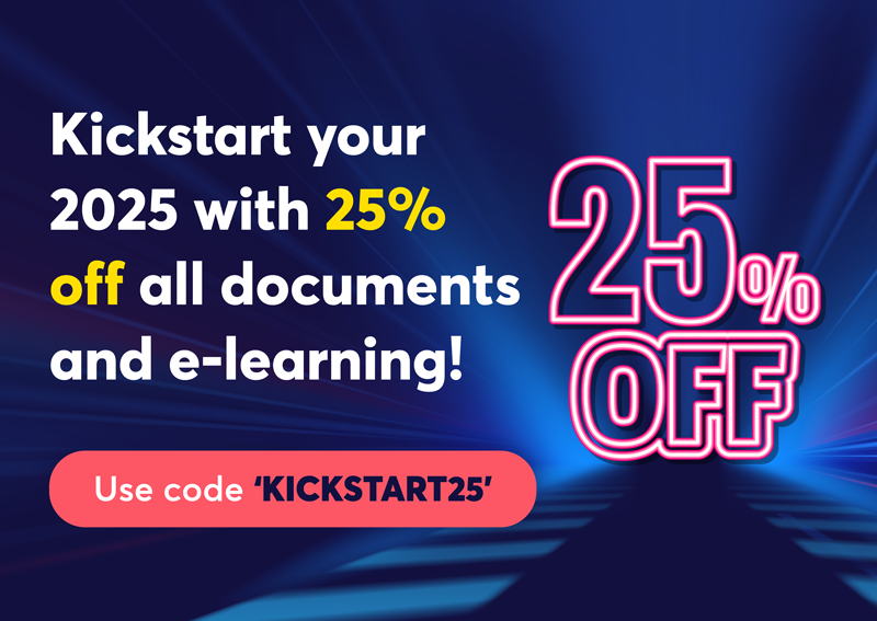 Kick off 2025 with a boost for your business! 🚀 

Use code KICKSTART25 to enjoy 25% off all documents and e-learning with HS Direct: eu1.hubs.ly/H0fxFZk0

#HSDirect #Elearning #NewYearSavings #Kickstart2025