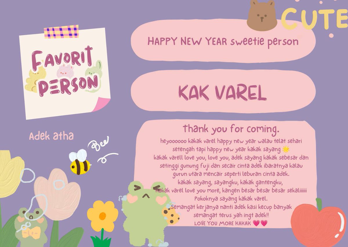 cigarents's tweet image. thank you for the thoughtful surprise, adek sayang, @prioroty 🤍

the certificate were so creative and those words are so meaningful—just like you. i’m genuinely touched by the effort you put into making it special. you never fail to remind me how lucky i am to have you.