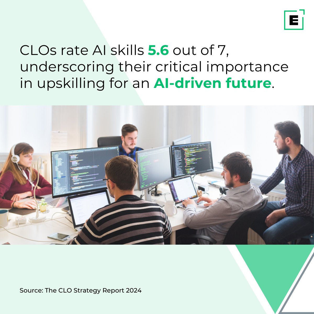 EMERITUS_INST's tweet image. AI is quickly becoming a driving force in the workplace, and CLOs are leading the charge in equipping their teams with the skills they need to succeed. Download the full report to uncover their strategies: emrt.us/q3i

#Emeritus #CLO #ChiefLearningOfficer #EdTech