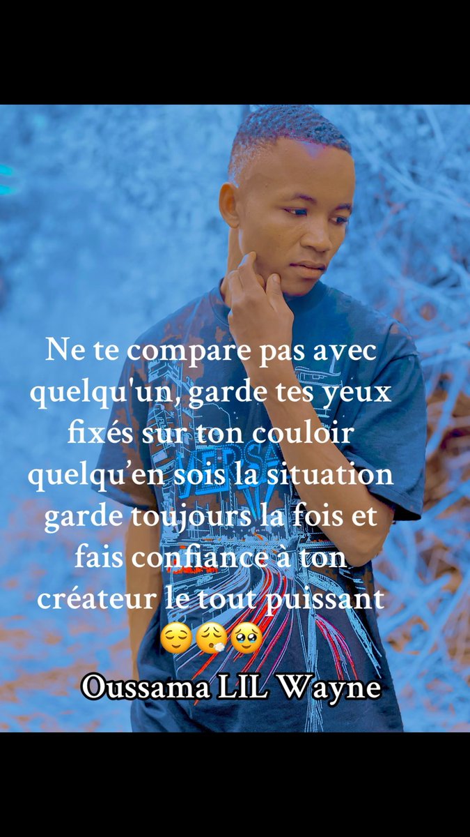 Vie ta vie selon ton moyens ne force pas la vie tout est vanité 😀✅