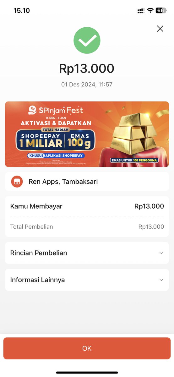 jokirocky's tweet photo. Lagi-lagi kena tipu. Barusan tau lewat di twt cari idnya bener aja dia nipu. Di aku nipu ytm 3 bulan baru kepake 1 bulan. Aku dari 1 des makanya ga nemu jejaknya. counlts ini ya akunnya. @counlts #zonauang #zonajajanᅠ   Shopeenya ren apps, Tambaksari. Ini qris dia juga https://t.co/ysrUfG0S3V