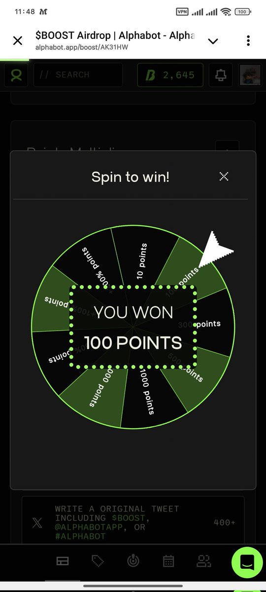 بوست امروز 
حمایت کنید متقابل حمایت میکنم❤️
#BOOST 
@AlphabotApp