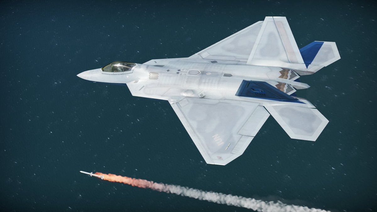 AvarikVonNom's tweet photo. Surprise F-22A release, a great way to start the new year!

You can download this mod here:
https://t.co/SoIhT1GIF1 

#ACECOMBAT #エースコンバット #WarThunder #WarThunder_JP #ACECOMBAT7 #エースコンバット７
